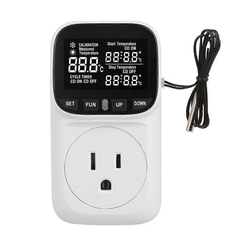 Thermostat Controlled Socket Back light Display Temperature Control Switches
