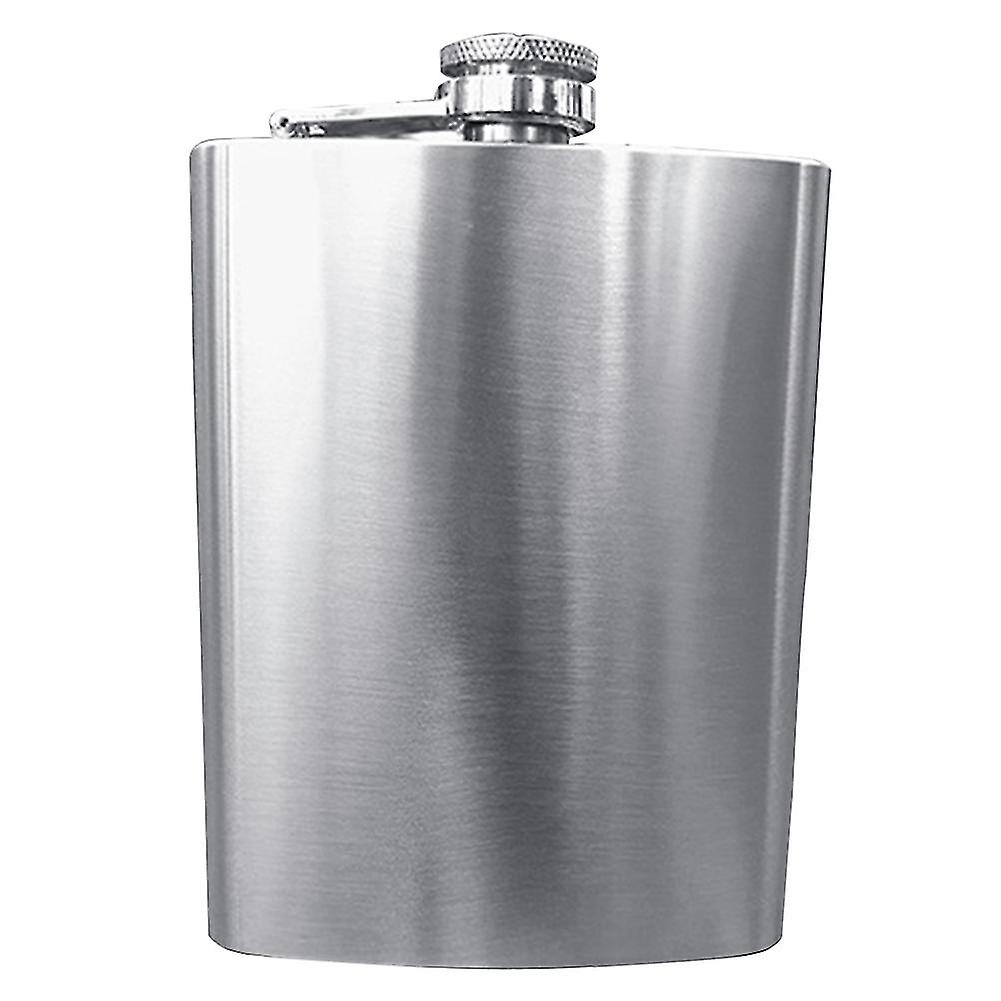 Blå 8oz bærbart campingfiskeri Whisky Alkohol Hip Flask