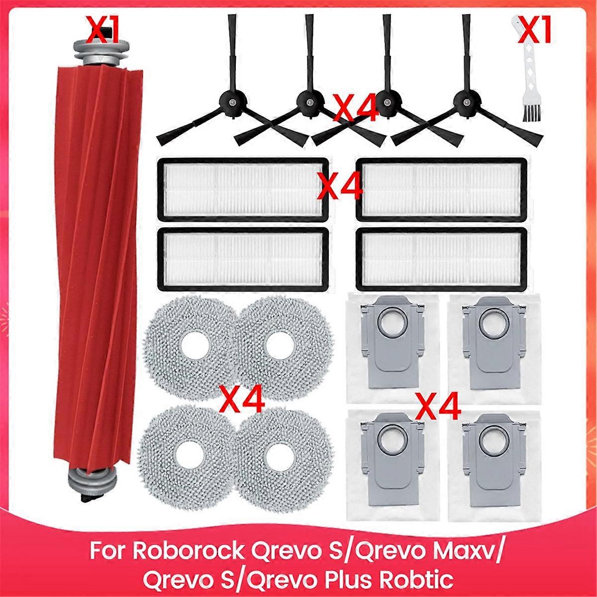 For Qrevo S Robtic Vacuum Cleaner Main Side Brush