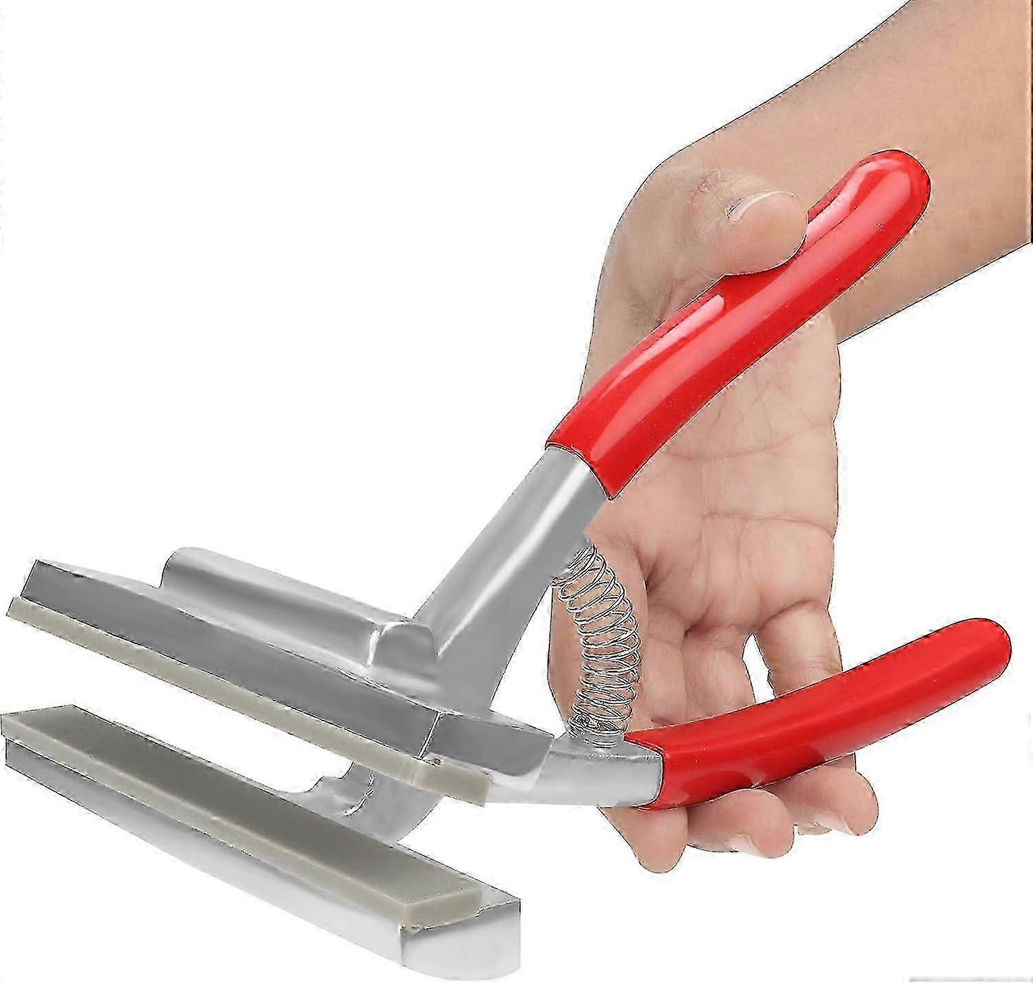 Canvas Stretcher Clamp - 20 x 12.5 cm Metal Alloy Spring Clamp with Padded Handles for Wood Frames and Upholstery