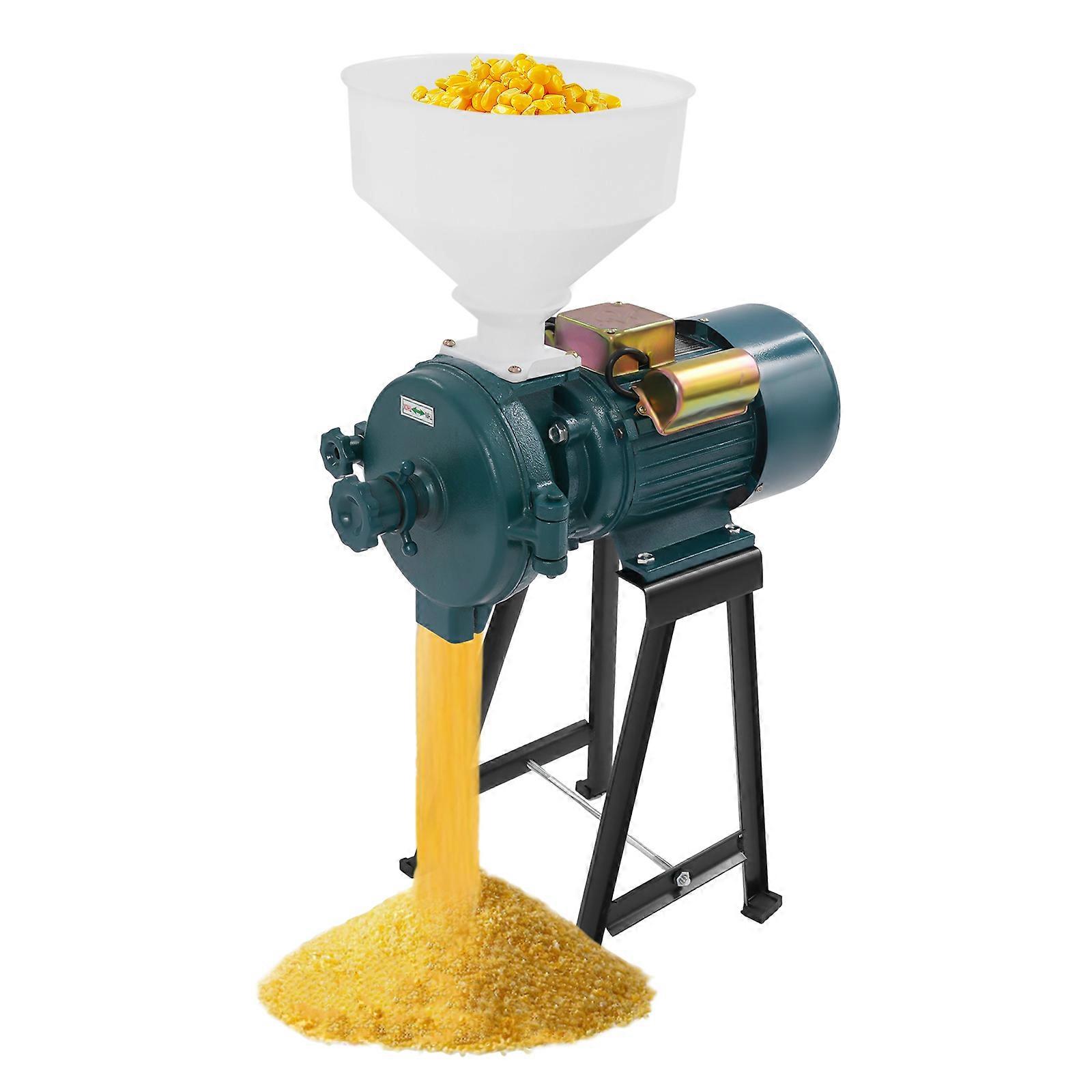 2200W 220V Electric Commercial Grain Grinding Machine Adjustable