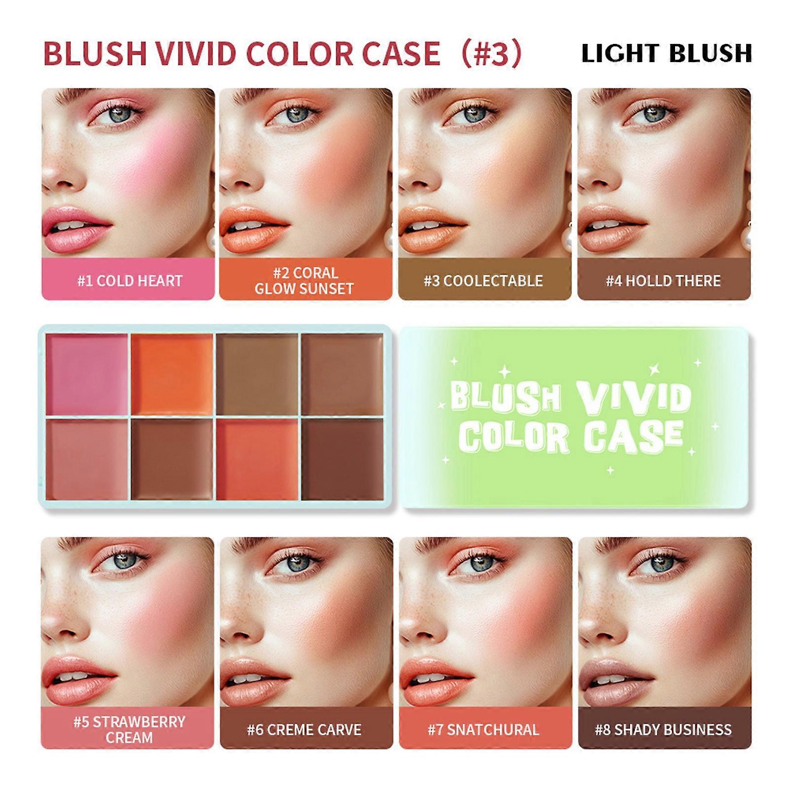 8-color Cream High Disc Eye Face Gloss Outline Facelift Beam Stellar Case 8Hues Gel Highlighter Glint Rose Copper Luminous Effect Cosmetic