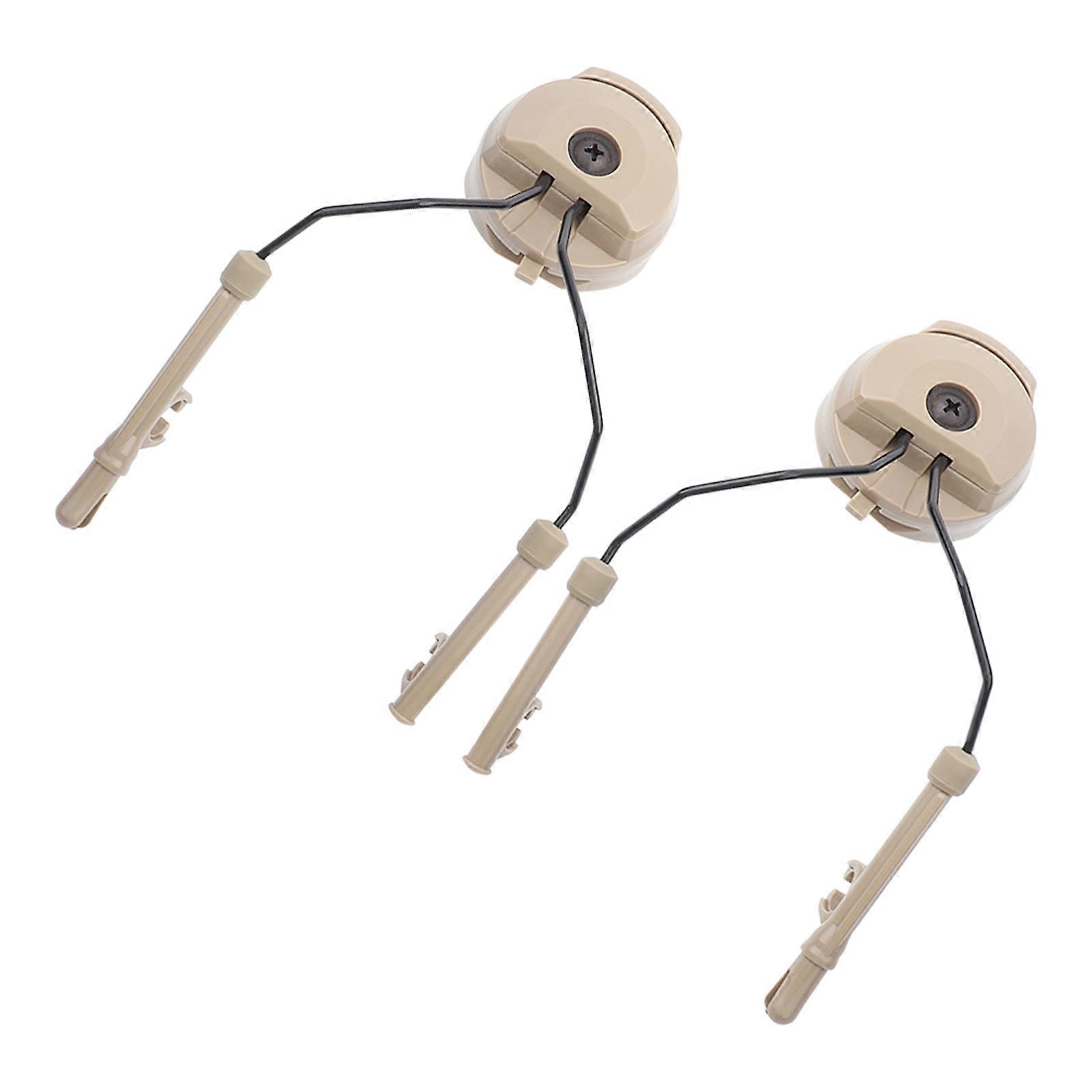 2pcs Suspension Headset Support For Peltor Comtac (Tan)