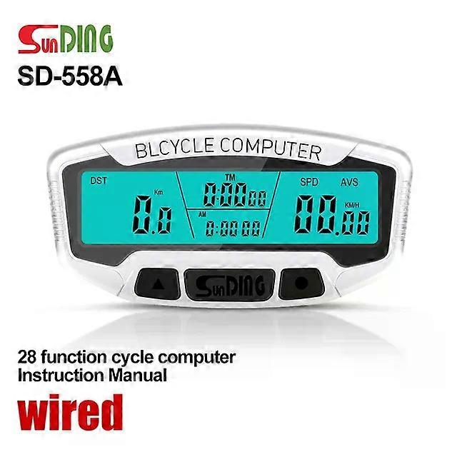 Stopwatch Sd558c /Wired/558a Bicycle Computer Wireless Speedometer Stopwatch Speedometer Bicycle Accessories