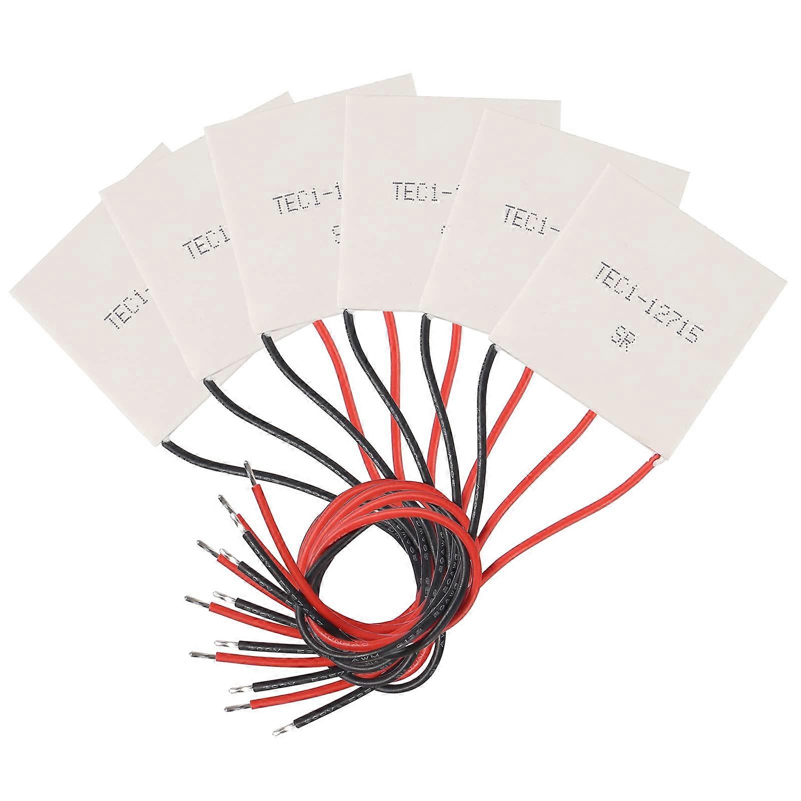 6 pcs Thermoelectric Cooler Cooling Peltier Module Plate for Electronics Cooling 40MMX40MM