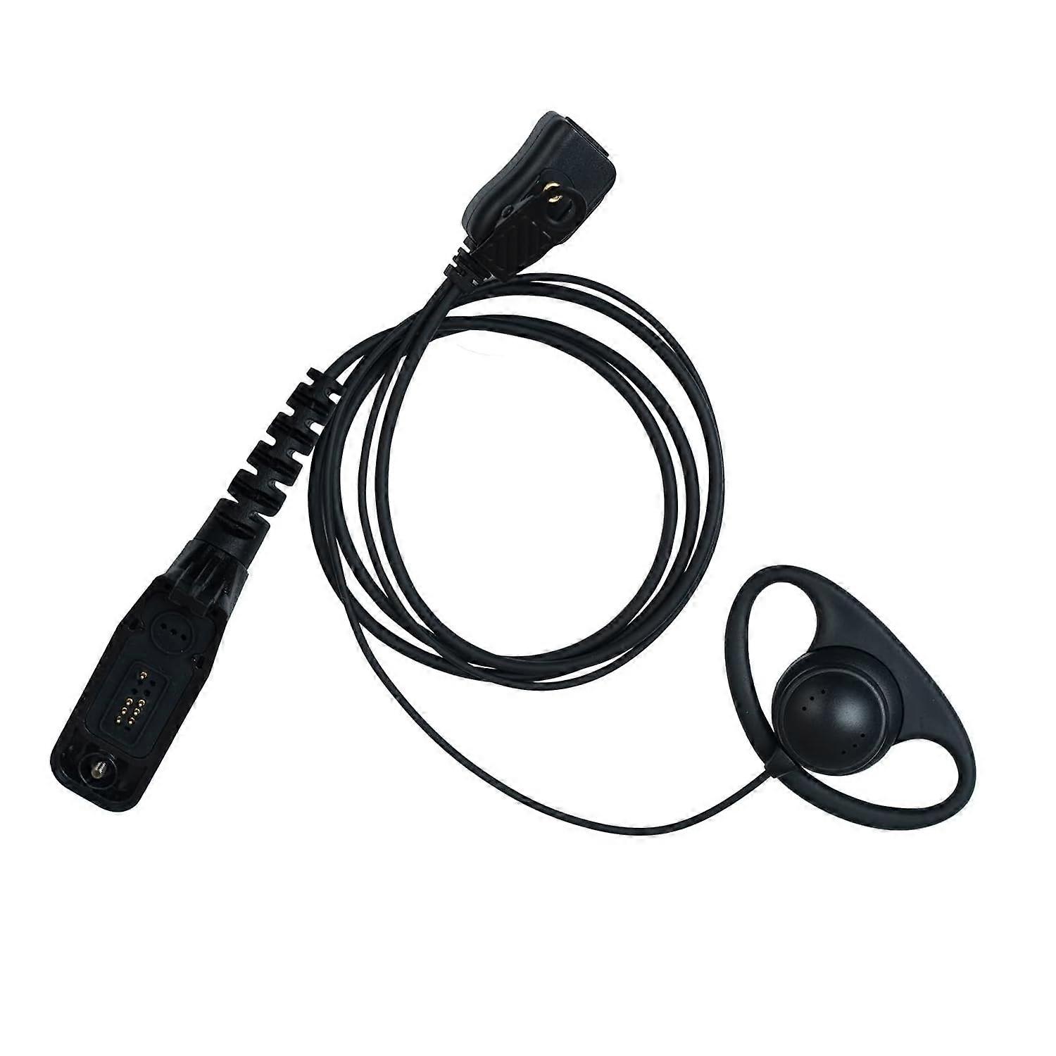 APX6000 Earpiece with PTT Mic for Motorola XPR7550e, APX8000, APX7000, XPR6550 Two Way Radio D Shape