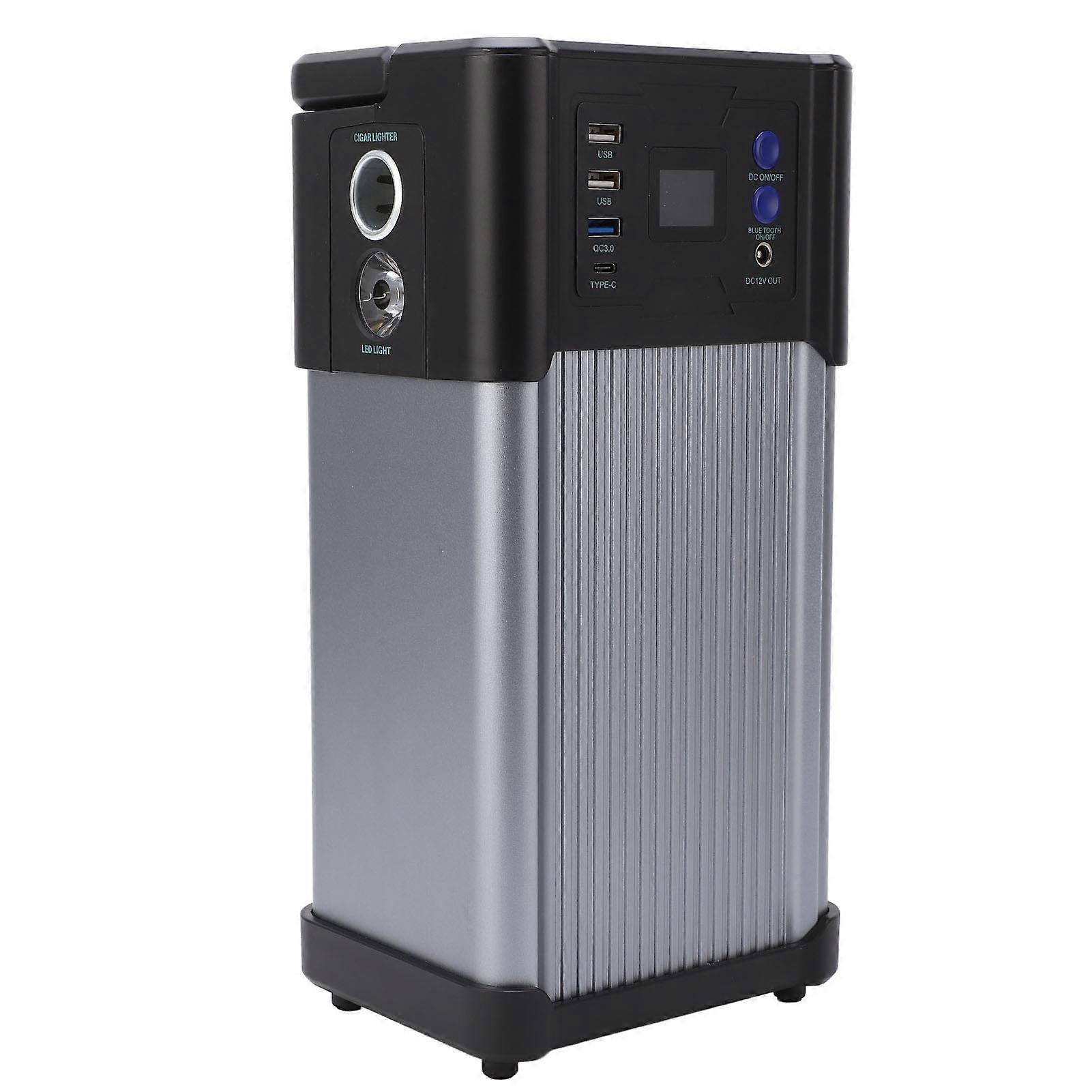 Portable Power Station 500W Battery Powered Generator Emergency Power Supply for Outdoor EU Plug