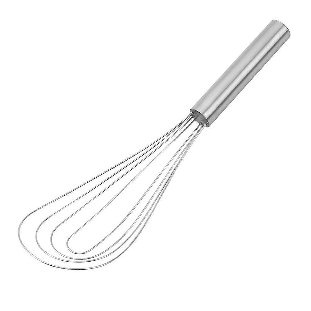 10" Flat Whisk Handheld Steel Wire Whisk Perfect For Whiskin Hot J4 E6A5