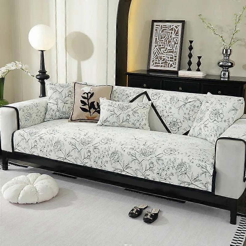 Nordic Jacquard Sofa Cover for Living Room Non-Slip Soft Chenille Sofa Towel Mat L Shape Couch Slipcover Protector Home Decor