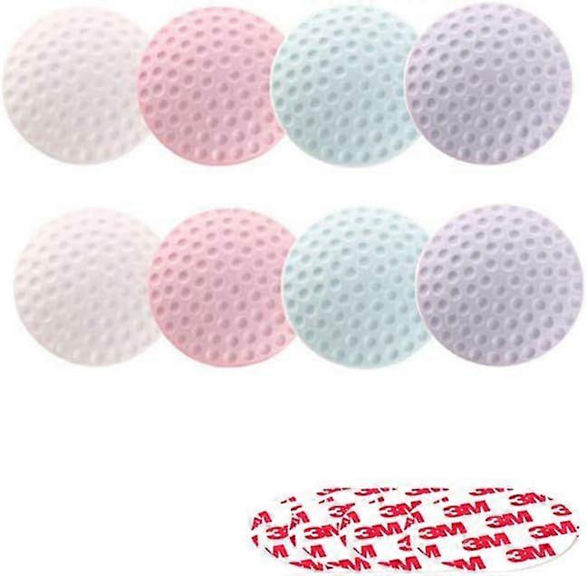 Set of 8 door stops, soft protectors for walls and furniture, wall-mounted door stops