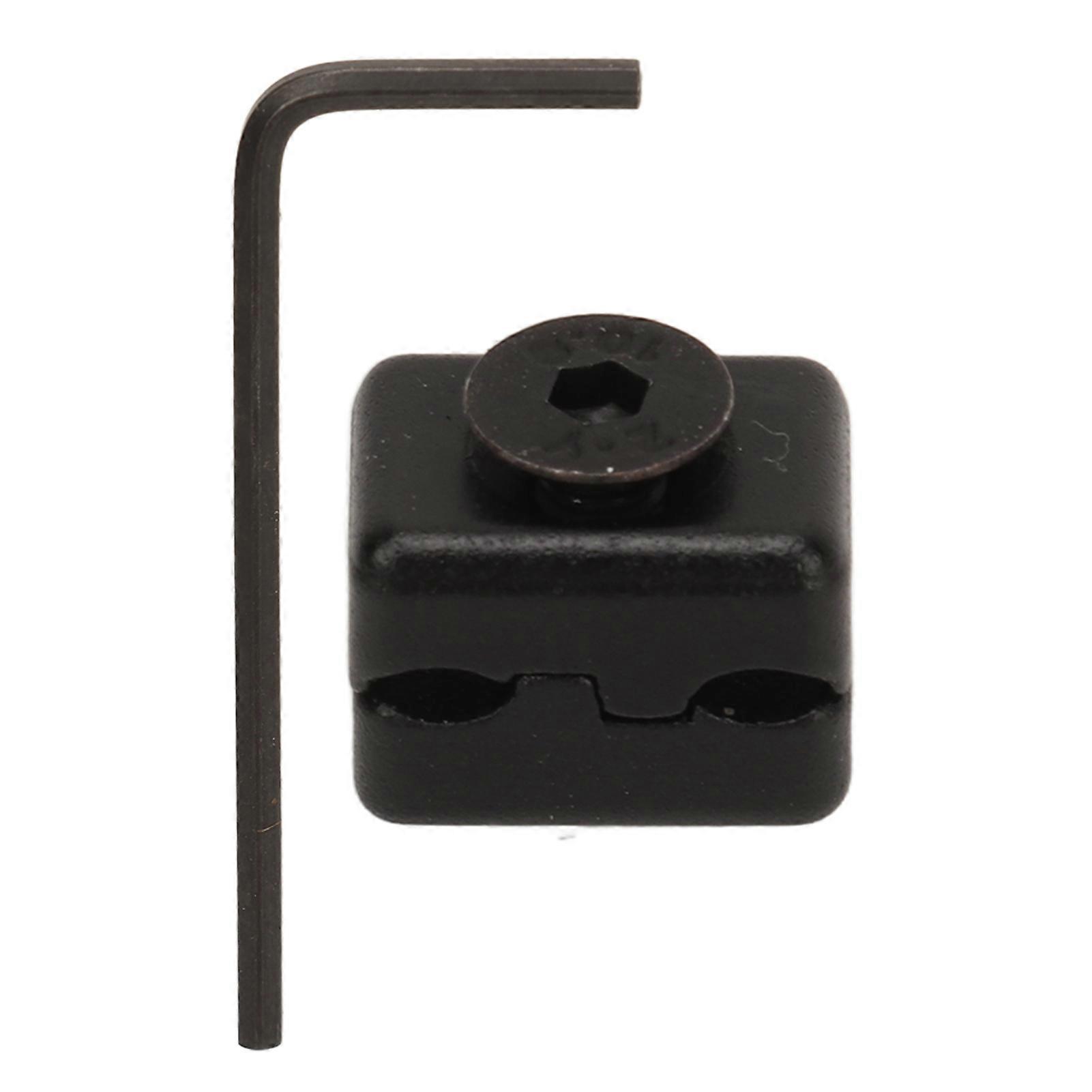 Arrow Rest Clamp Buckle Aluminum with Wrench Arrow Rest Buckle Clip for Adjusting Bowstring