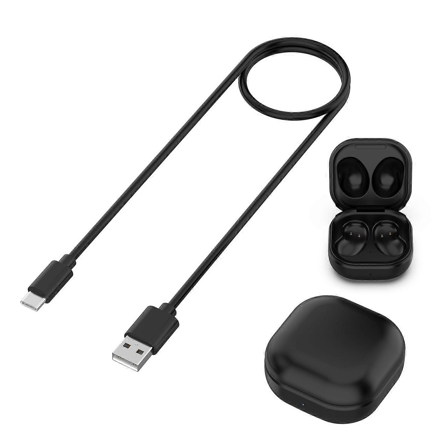 Bluetooth-compatible Earphone Charging Box+Cable for Samsung Galaxy Buds Live