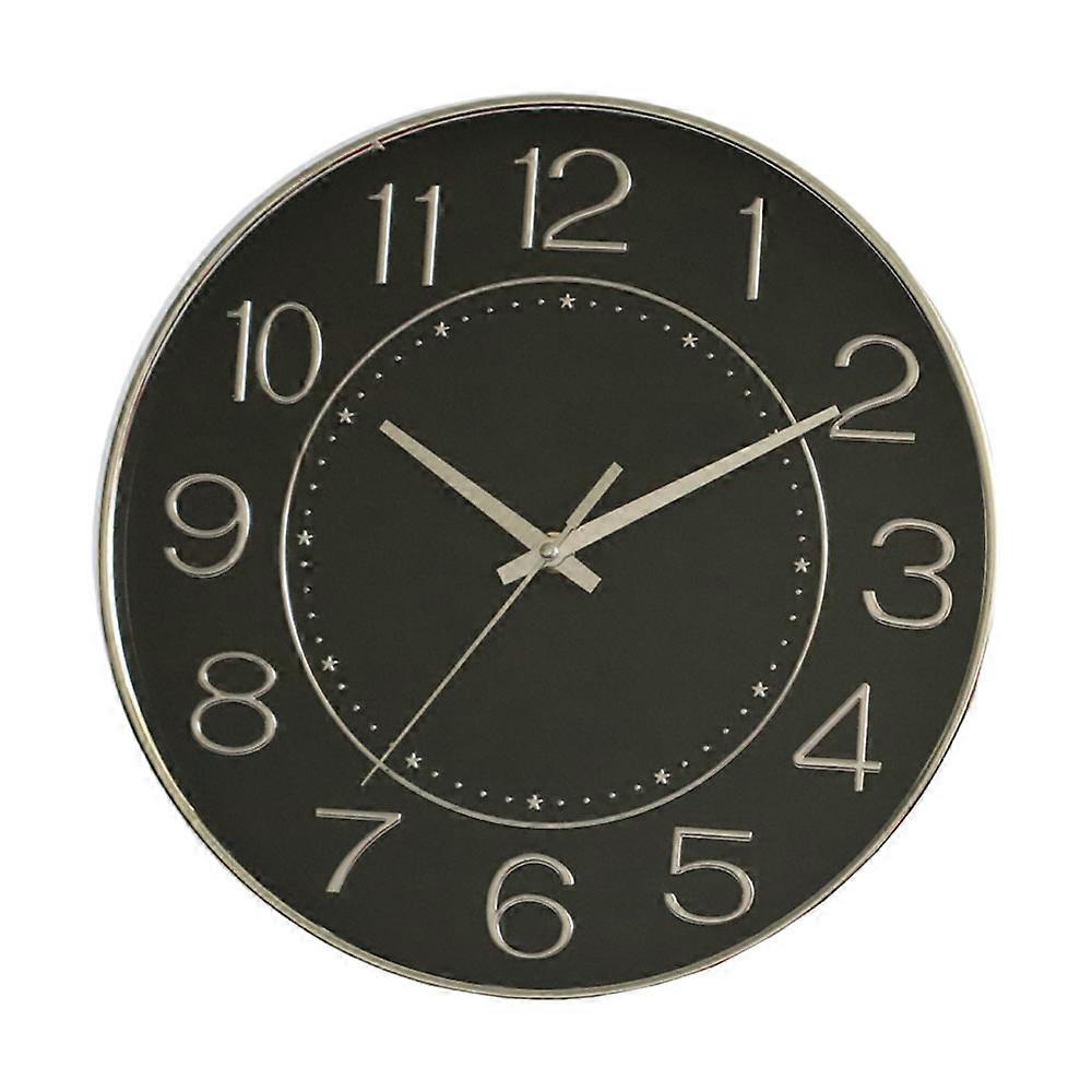 School and classroom decoration.Modern silent wall clock for office