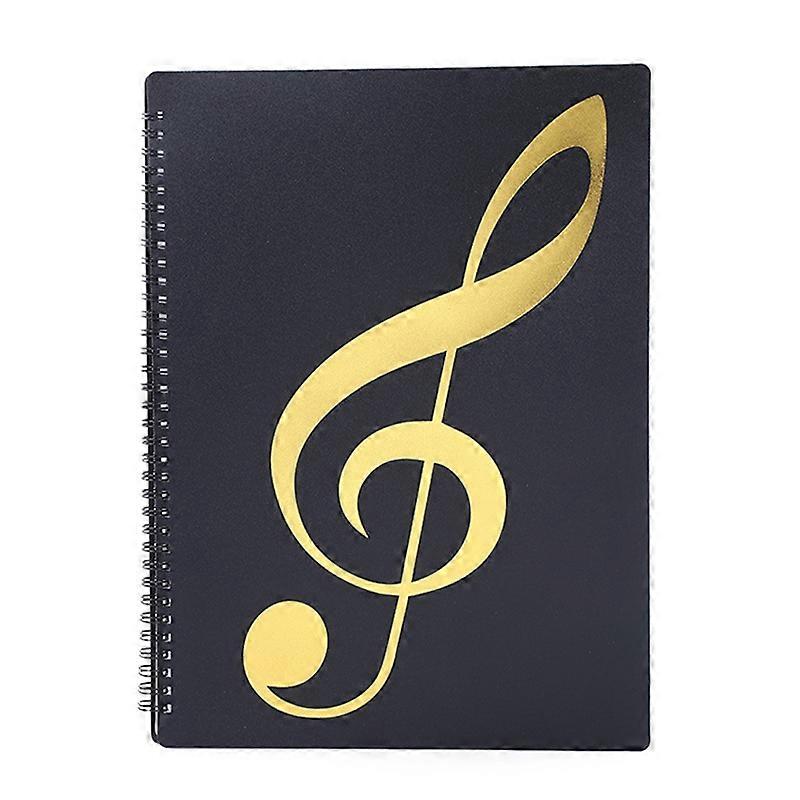 Sheet Music Folder, 60 Pages, Sheet Music/Holder,Fits Letter Size A4, Writable & Detachable Choir Fo