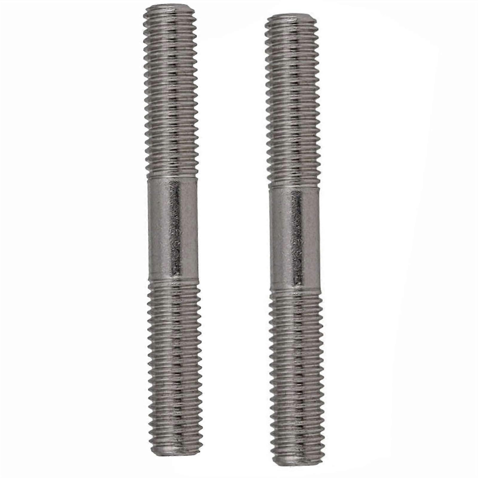 Threaded Backlash 2pcs M8 M10 M12 Metric Thread Screw Bolts 8mm 10mm 12mm Diameter