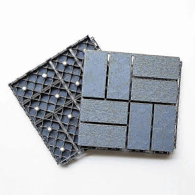 ممتاز 30 * 30 سم المضادة للانزلاق البلاستيك مباني الحدائق لوحات أرضية الحديقة الخشب التزيين الأرضيات في الهواء الطلق شرفة للماء جيدا