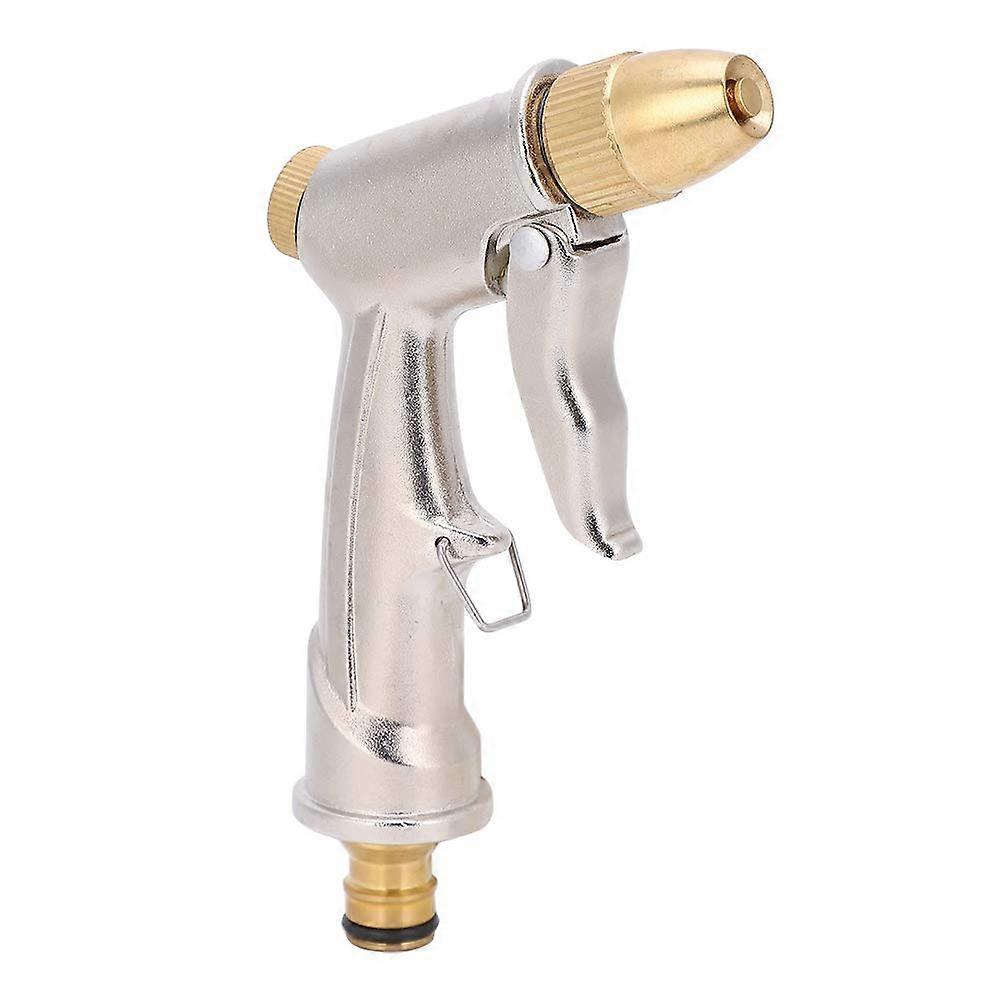 High Pressure Car Washing Spray Nozzle, Adjustable Water Output, Durable Metal Design, Ideal for Vehicle Cleaning Tools
