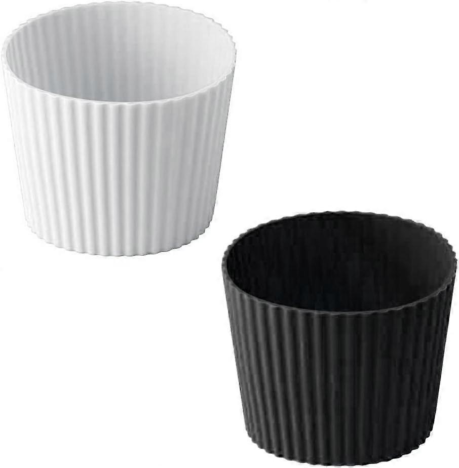 Pack Silicone Anti-Slip Coffee Cup Sleeves - Durable and Reusable