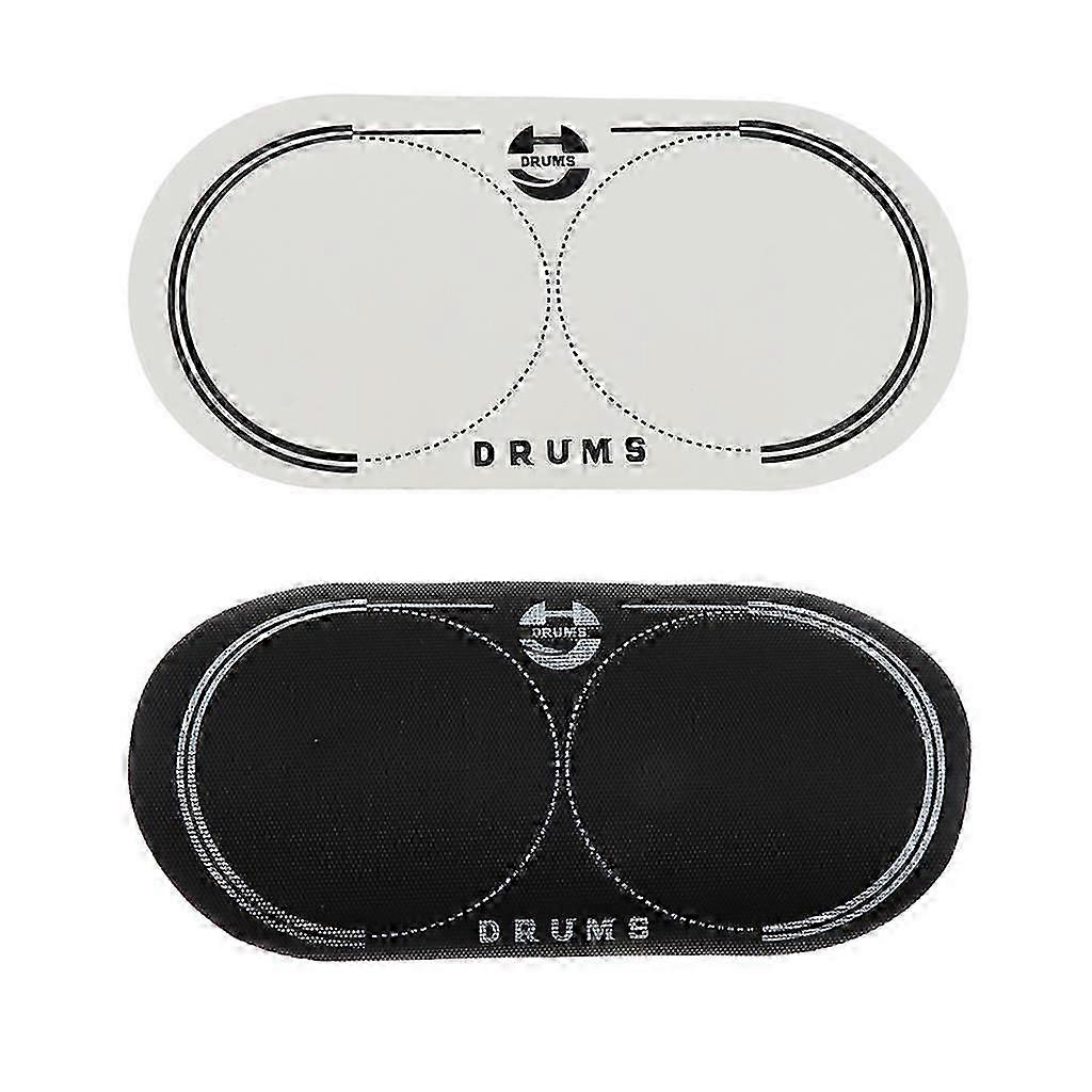 2pcs EQ Double Pedal Patch for Bass Drum Percussion Instrument