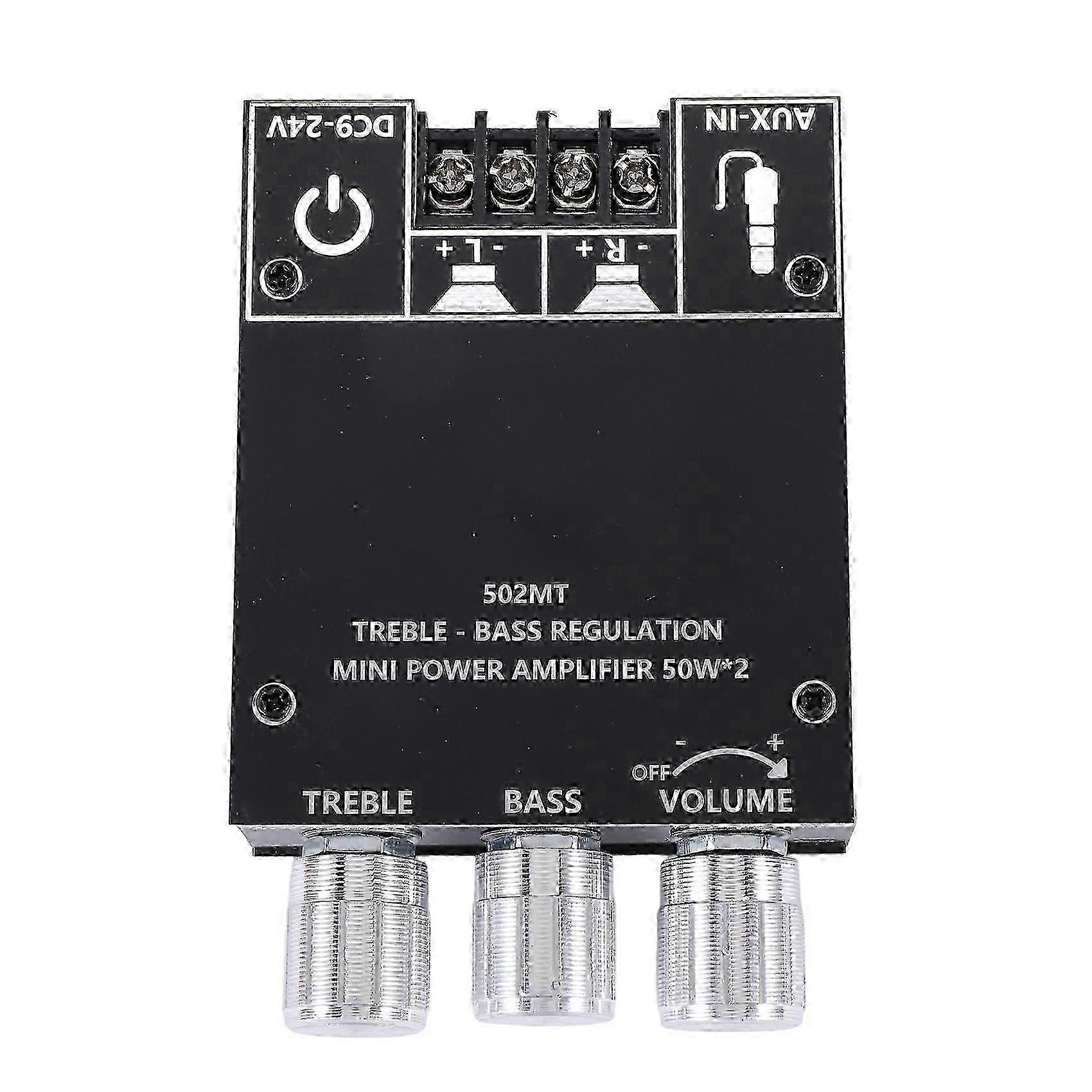 -502MT 2X50W-Good Bluetooth 5.0 Subwoofer Amplifier Board 2.0 Channel High Audio Stereo Amplifier Board