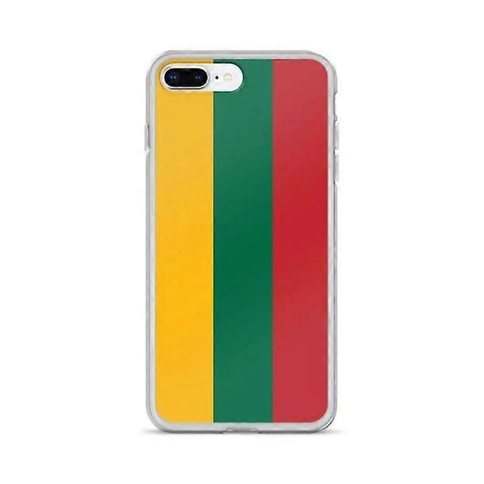 iPhone Case - Multicolor - Lithuania Flag - Flexible - Silicone - Vertical Design
