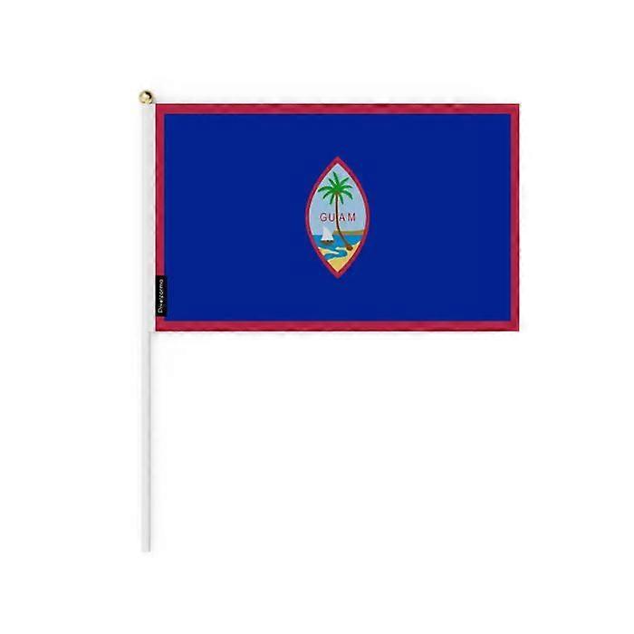 Mini Flag - Guam - 20 x 30 cm - 50 pieces - Polyester - Multicolor - Lightweight