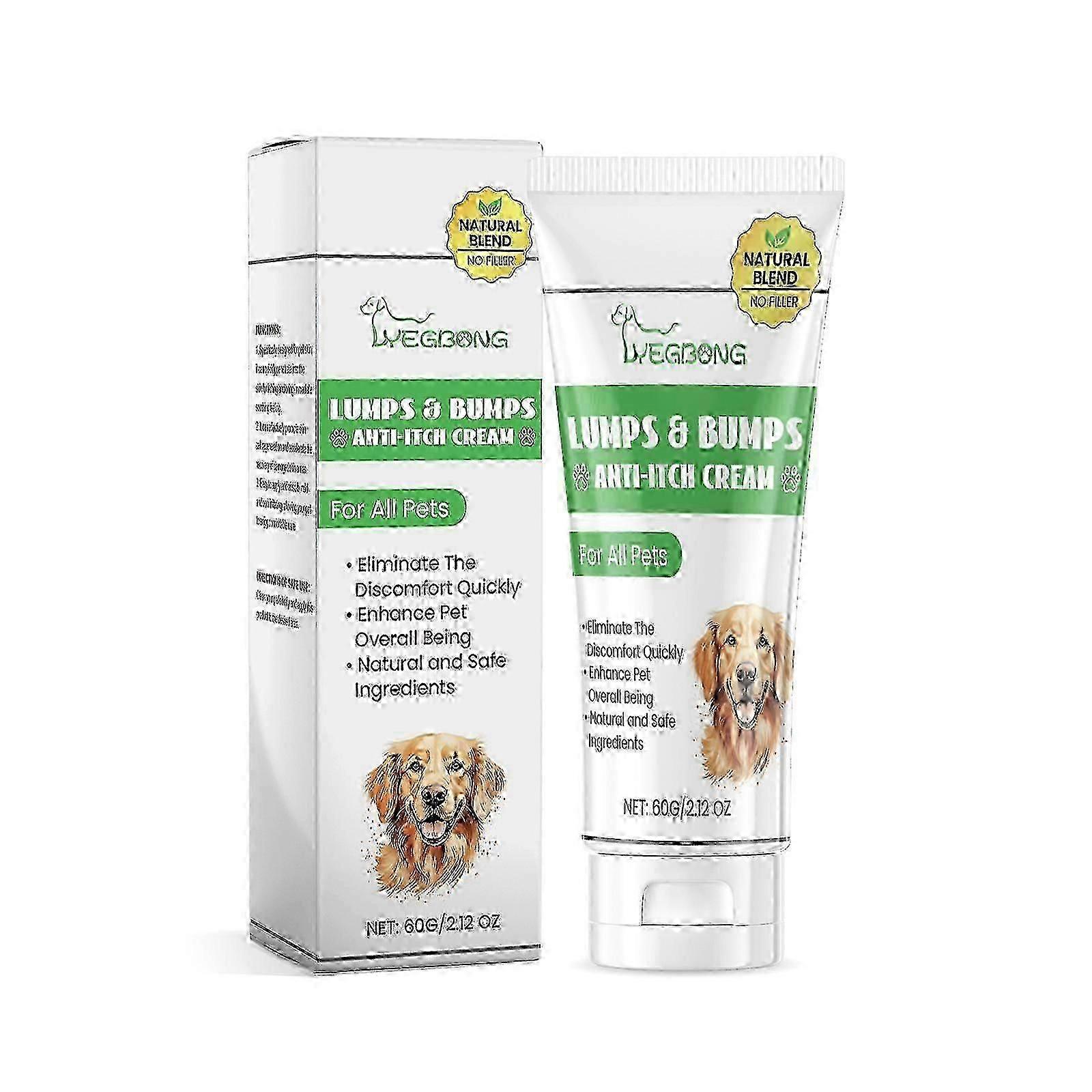 ペット用のかゆみ止めクリーム、かゆみを和らげて修復するための猫や犬用のハーブ栄養クリーム