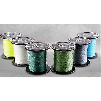 Linha de pesca ao ar livre super forte feita de material trançado de fibra PE de quatro fios adequado para atividades de pesca
