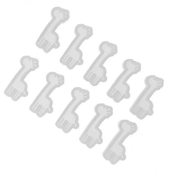 2x 10 Pieces Silicone Resin Molds for Epoxy Resin, Resin, Making Including
