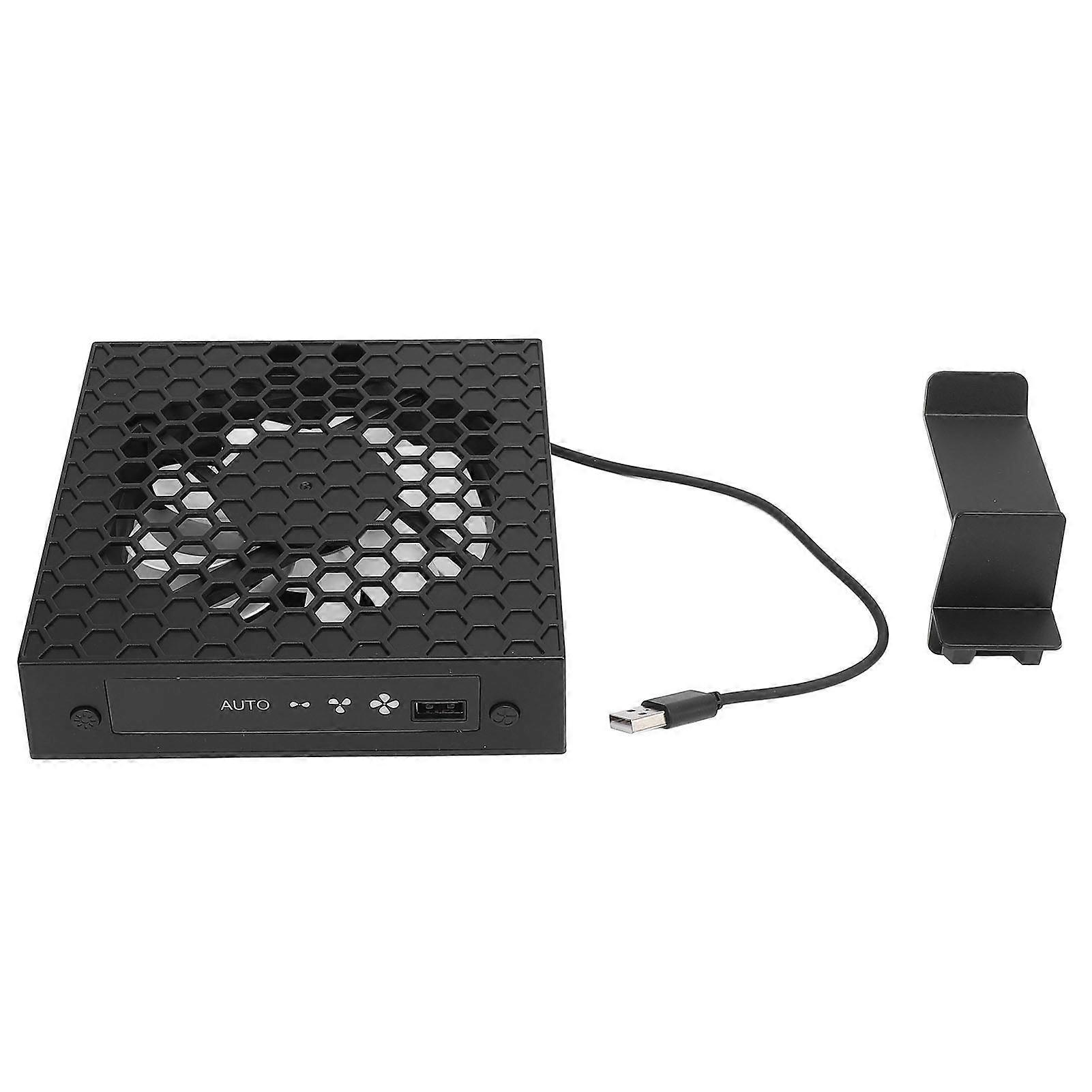 Series X Cooling Fan with RGB Lights - Intelligent Temperature Control & Headset Holder