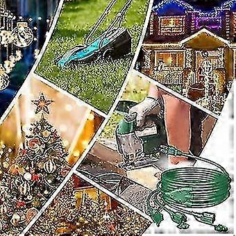 2025 Stright 3 Prong Plug With 3 Extende 1 To 3 Splitter Extension Cord (Combined 40 FT End To End 28 FT)