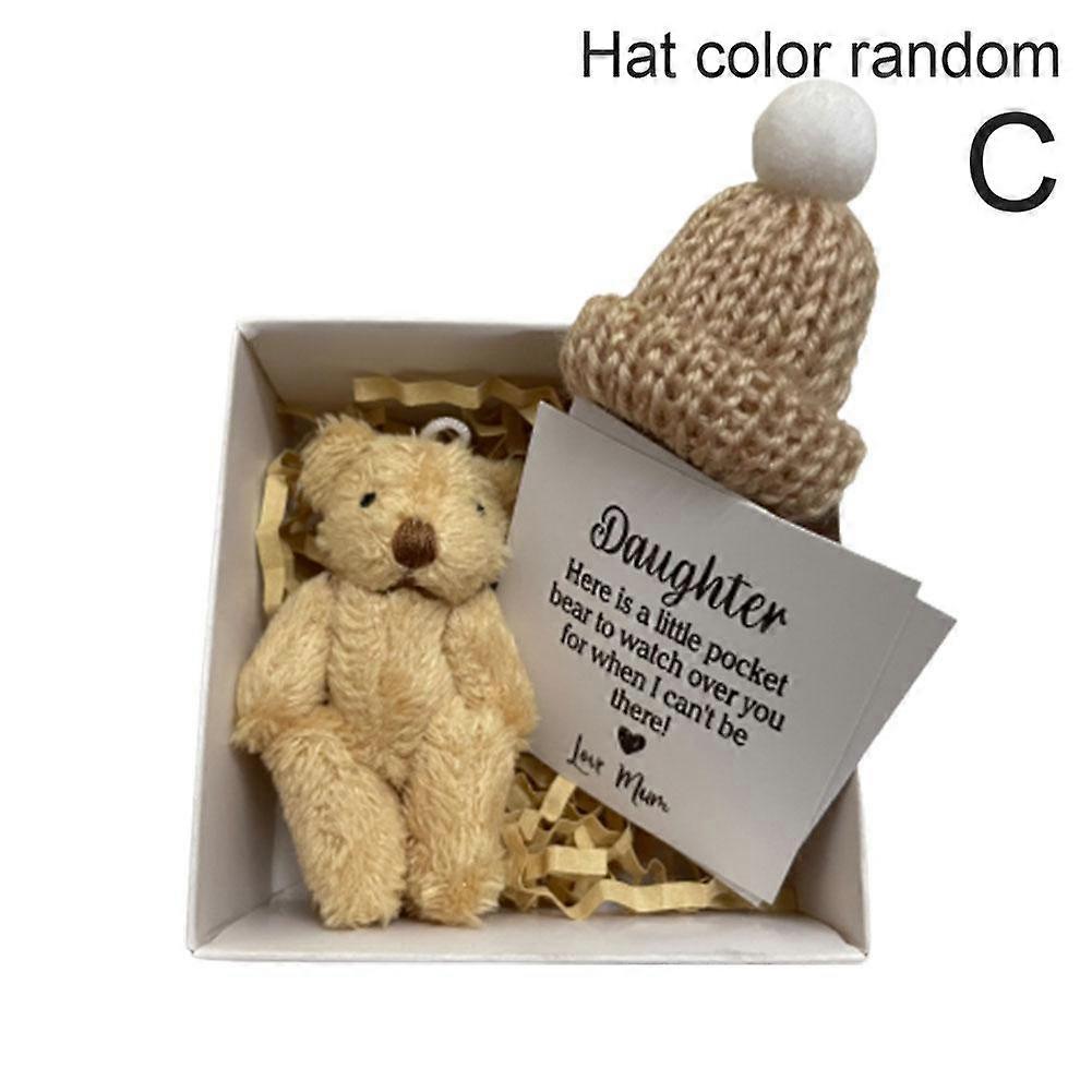 Daughter Pocket Teddy Bear Customizable Plush Gift For Emotional Connection Portable Soft Keepsake