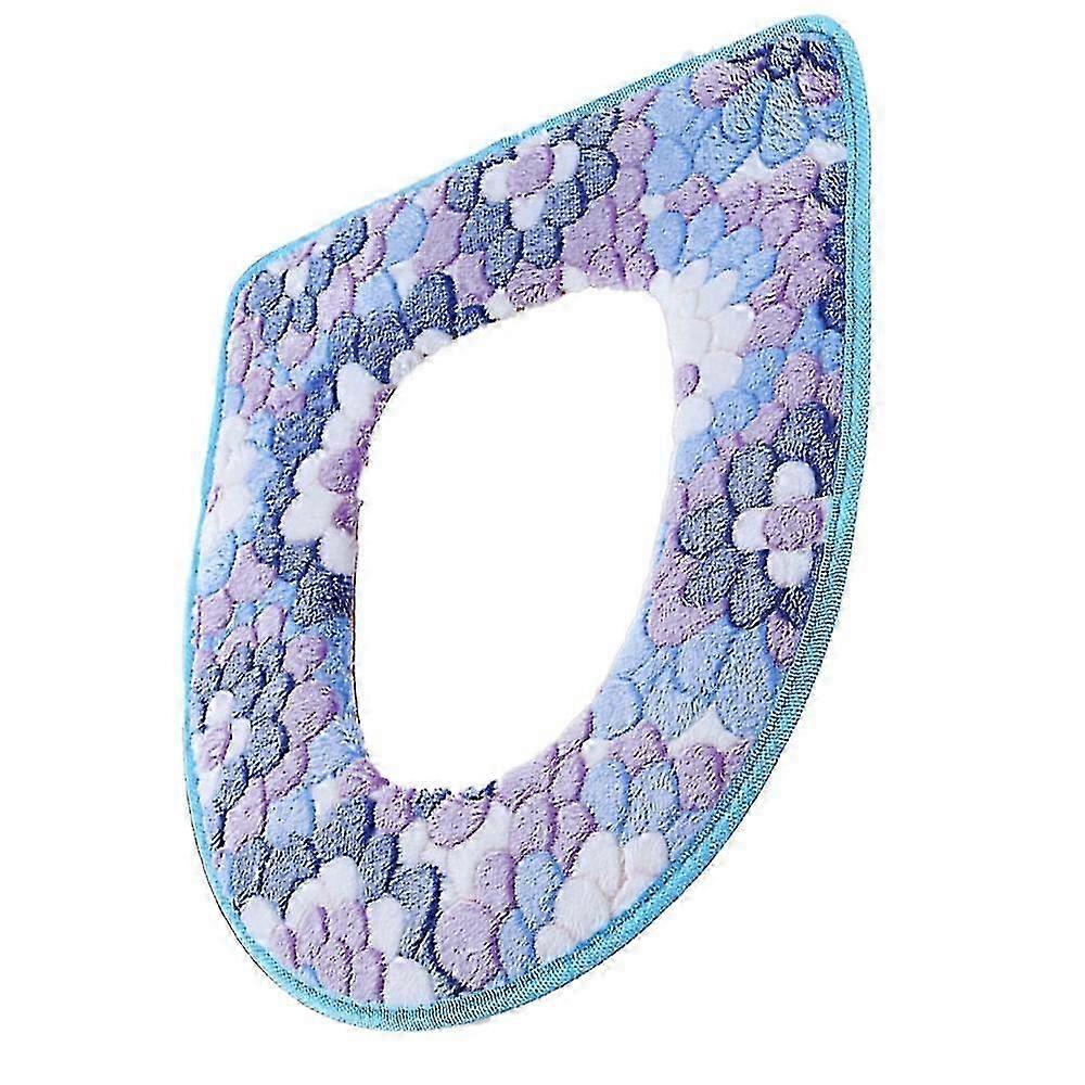 Warm and Washable Toilet Seat Cover with Zip Feature for Added Comfort