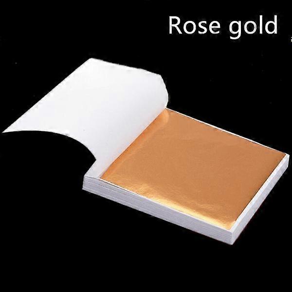 500PCS Sheets K Pure Genuine Gold Leaf Foil Sheet Gold for Art Crafts Design Gilding Framing Scrap