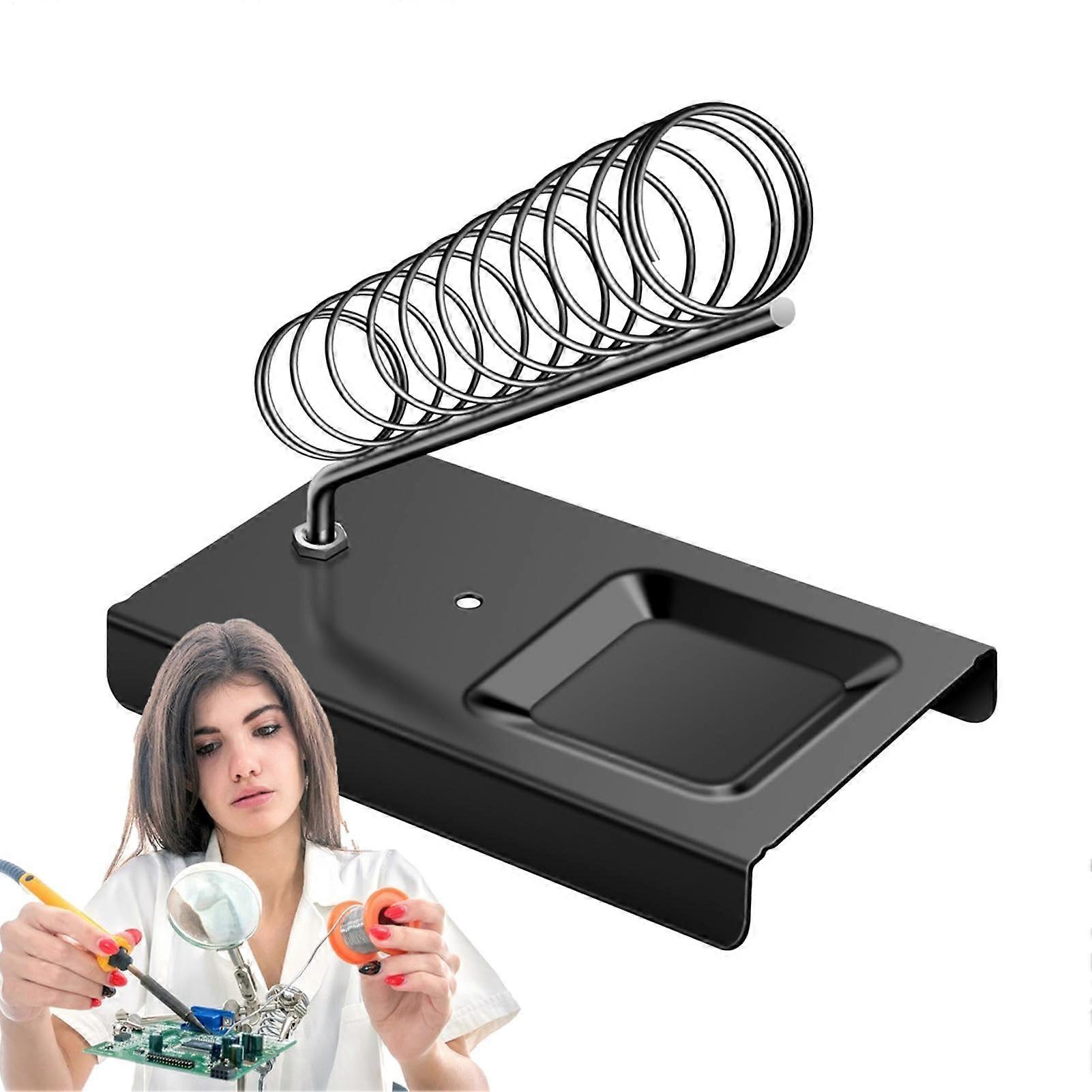 Soldering Iron Stand, Square Base with Heat Resistance for Electronics Repair