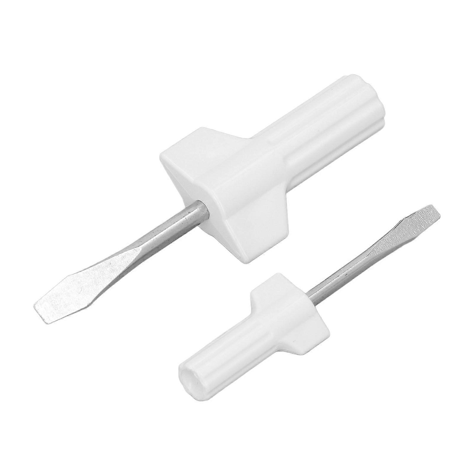 2025 أحدث طراز 4 قطع فتحة مفكات مقبض بلاستيكي من الفولاذ المقاوم للصدأ