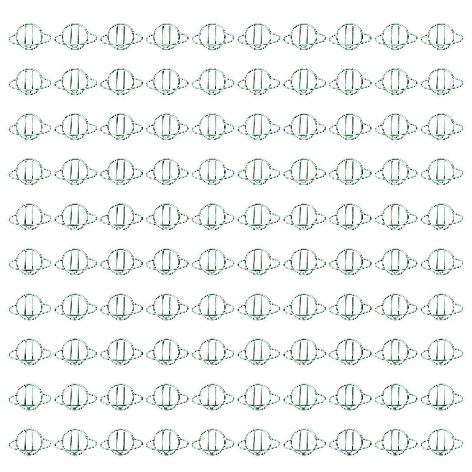 2025 Latest Model  100Pcs Paper Clips Cute Unique Shape Electroplating Process