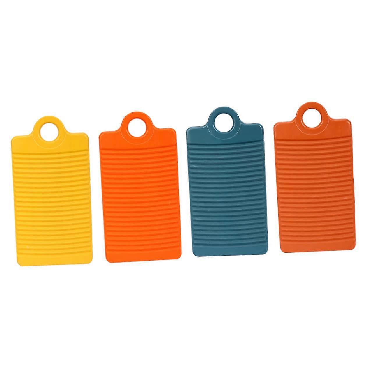 Washing Board Mini Plastic Handheld Non-Slip Surface Fast Cleaning Easy to Move Durable for Household Use