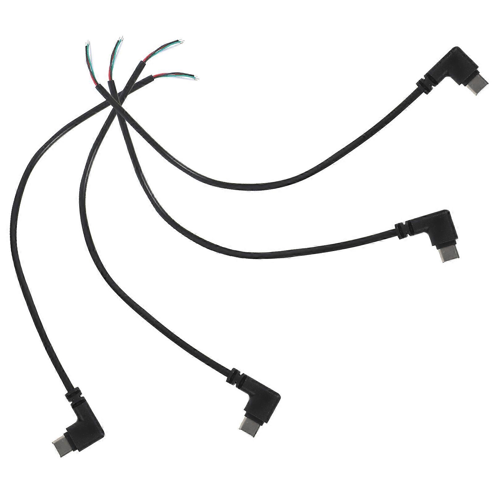 Versatile Cable Set Featuring and 90-degree Connectors