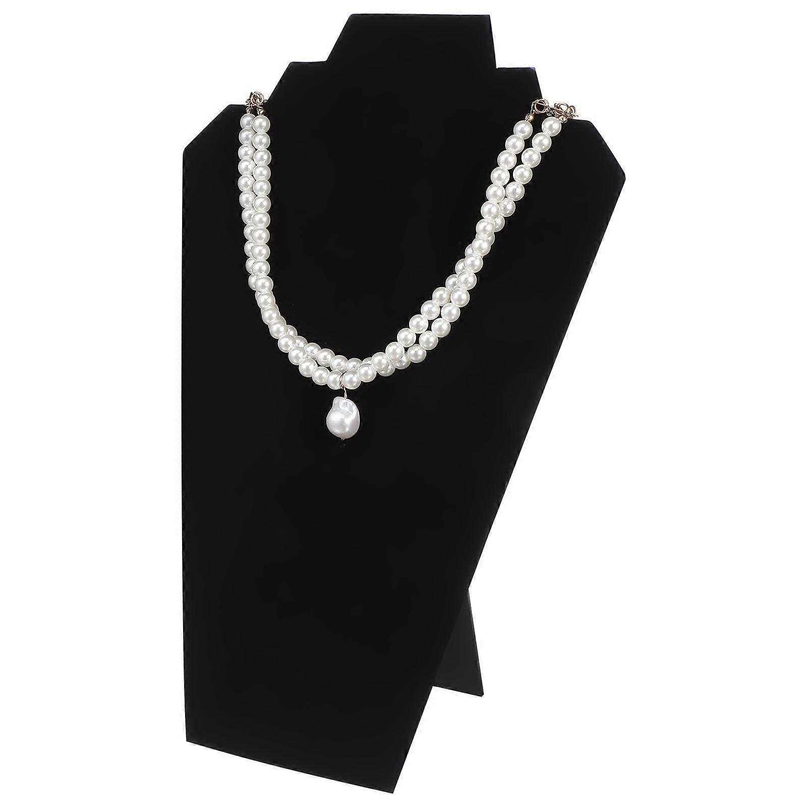 Necklace Bust Display for Safe Storage, Multi-functional and Space-saving Design