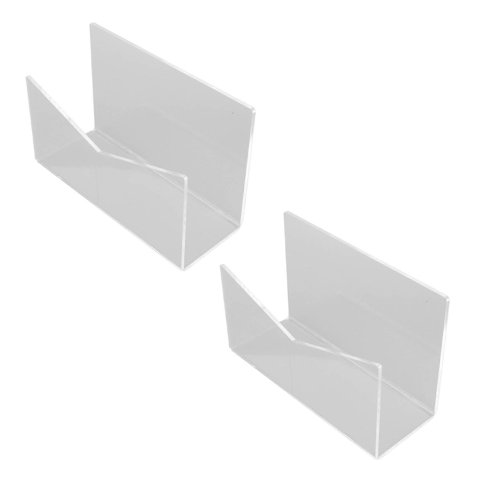 Acrylic Mail Holder Mail Organizer Countertop Clear Letter Holder for Desk Envelope Holder Mail Sorter Stand for Office