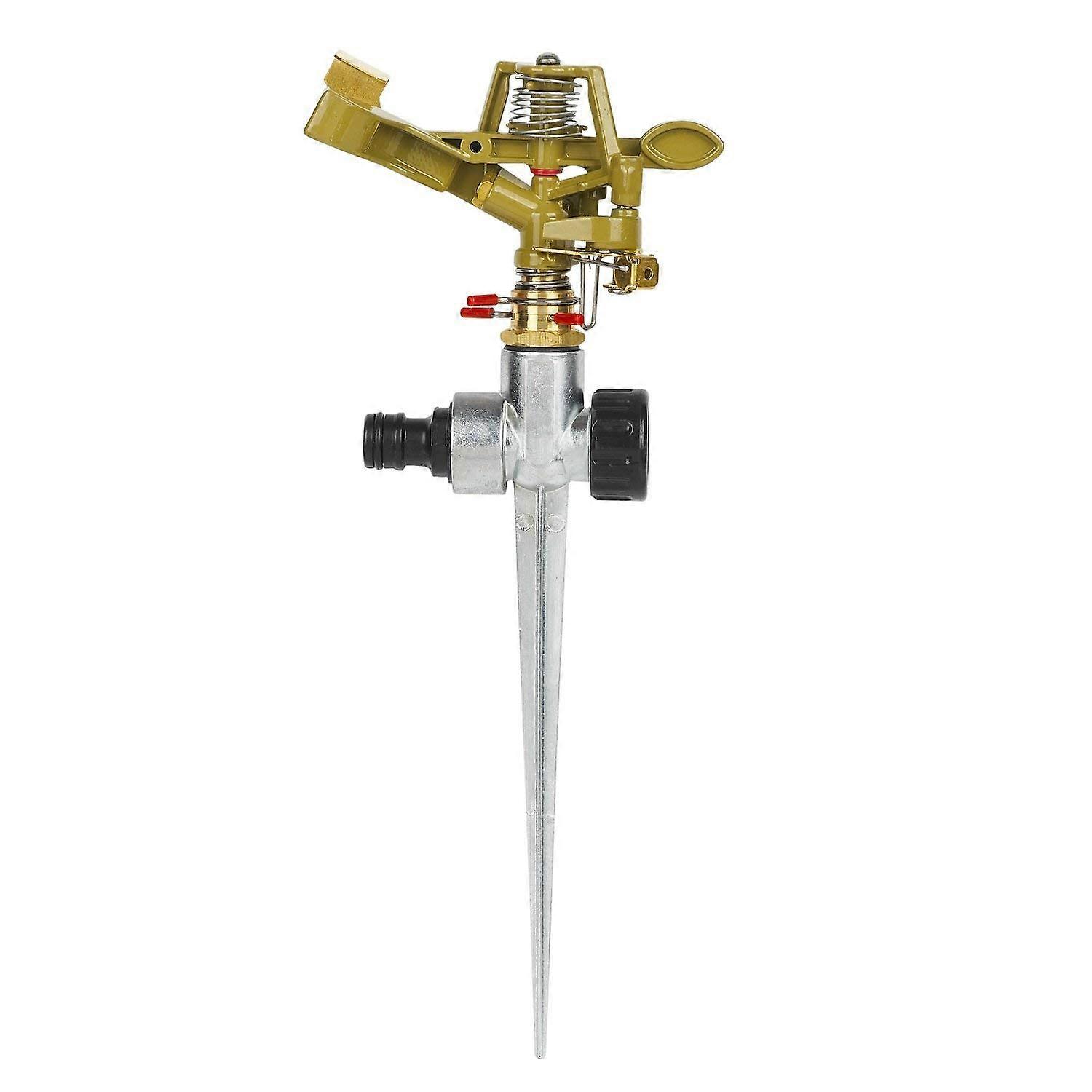 Lawn Sprinkler 20m Circular Metal Impulse Sprinkler for Efficient Watering and Coverage in Gardens and Lawns