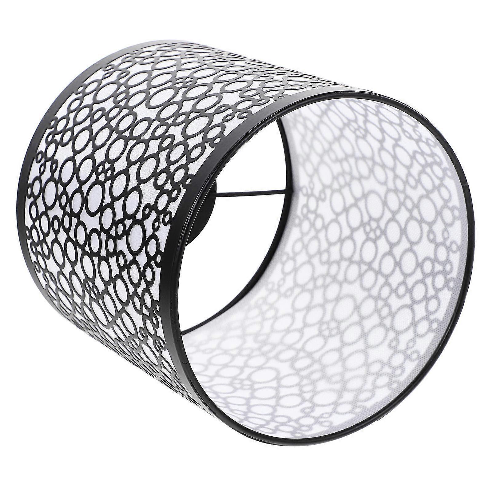 Hollow Design Lampshade Iron Lampshade Modern Style Home Lighting Accessories .5X14.5X14CM Light Diffusion 1Pack