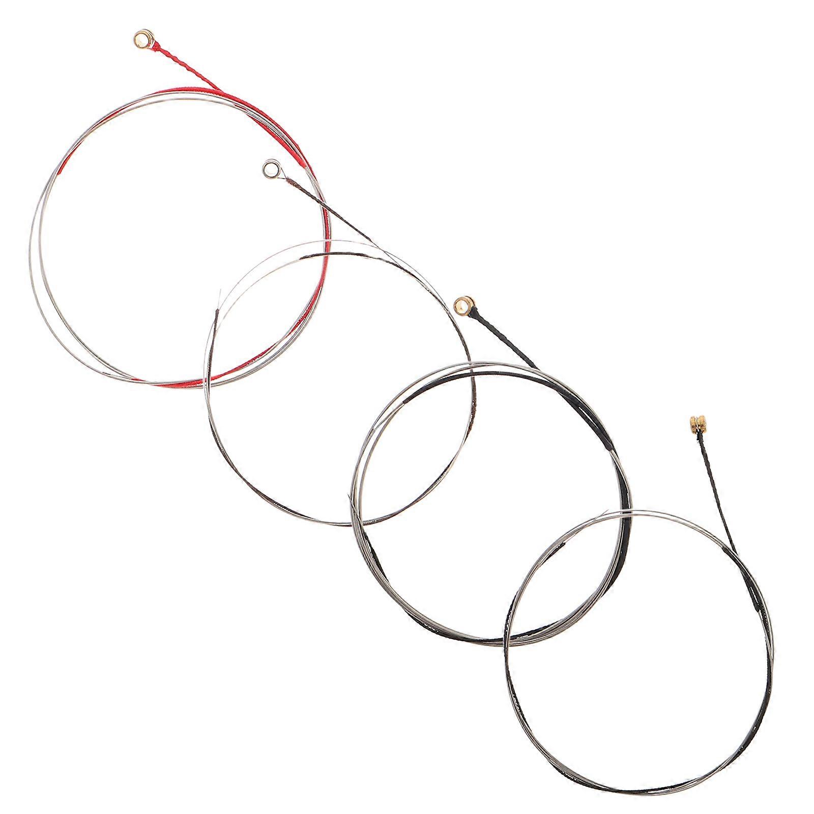 Universal Accessories For Musical Instruments Violin String Metal Alloy 1/4 Size Violins Assorted Color 4Pcs