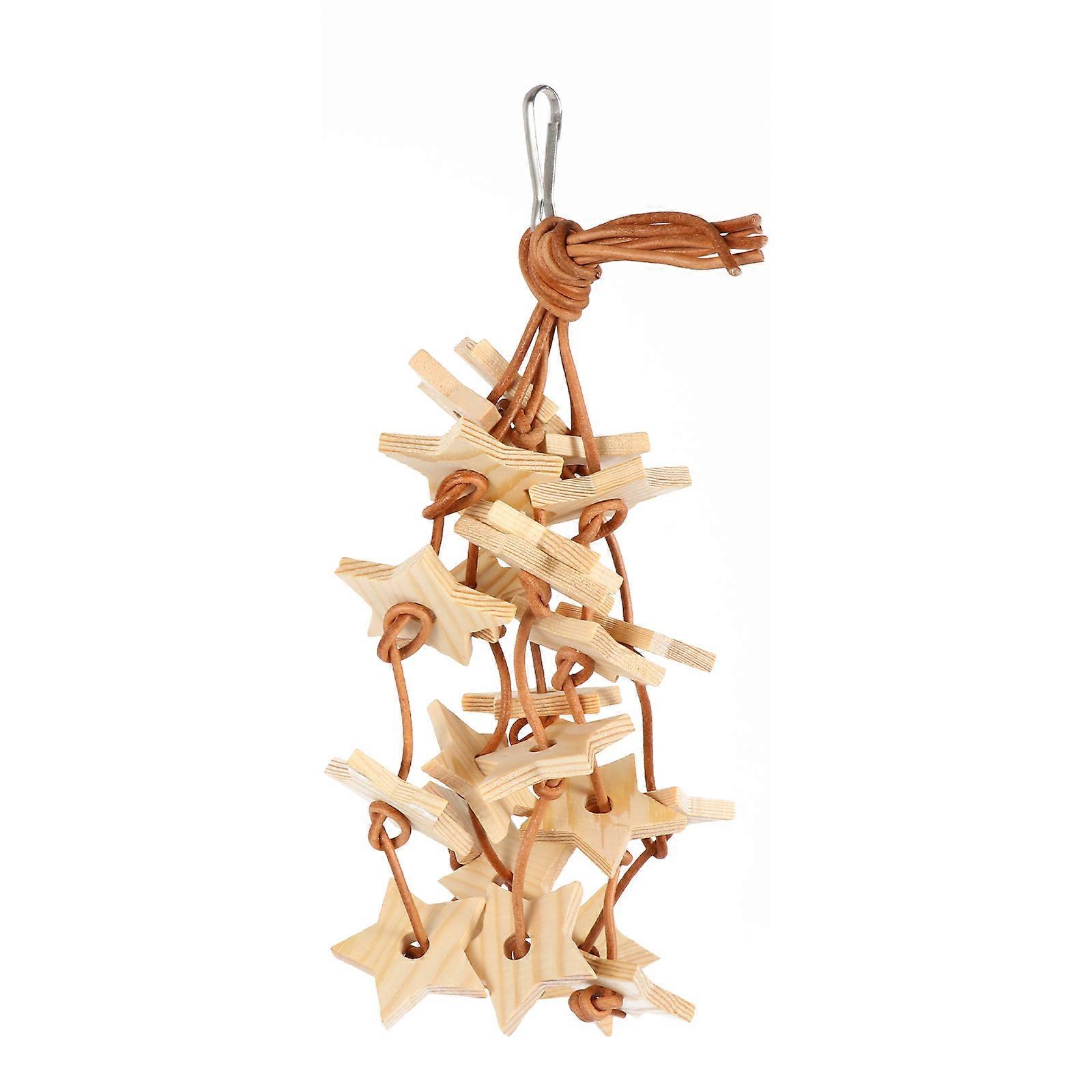 Toy for Pet Birds Medium Parrot Chewing Toy Synthetic Material Hanging in Bird Cage 1Set