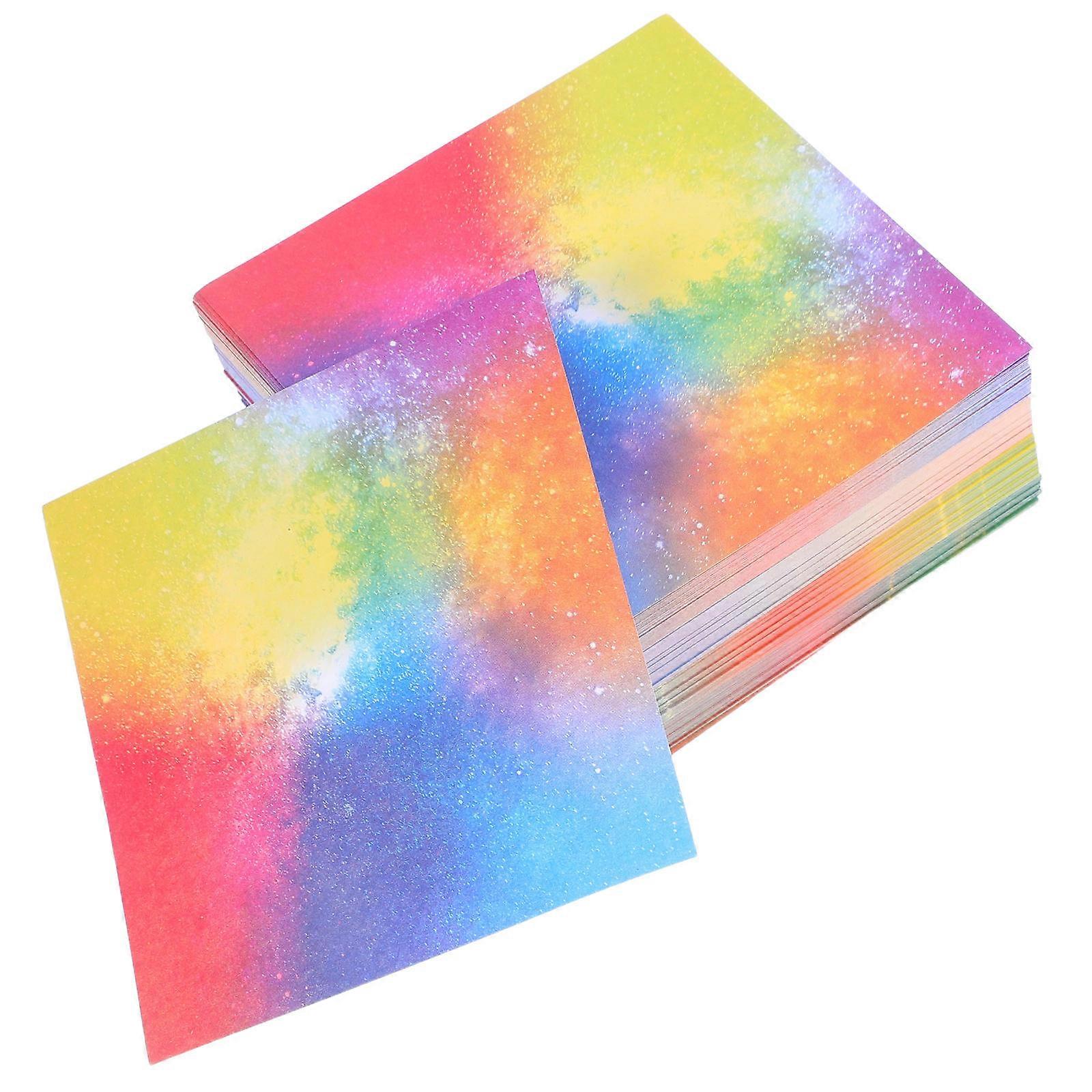 Origami Colored Paper Handmade Craft Paper Art Folding Paper 9.5x9.5CM Assorted Color 400 Sheets