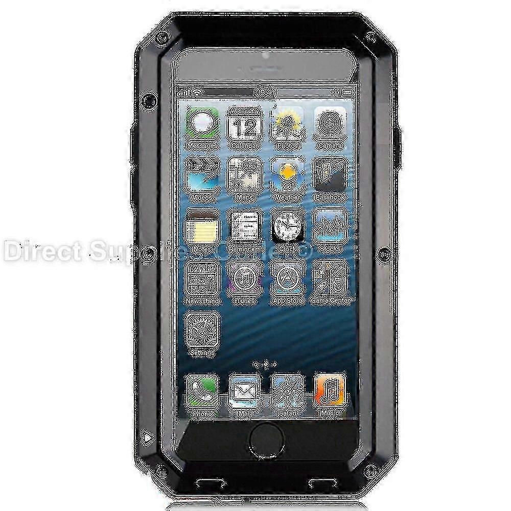 Kestävä Gorilla-metallikotelo iskunkestävä Iphone 14 13 12 Xr X 8 Pro Max Se