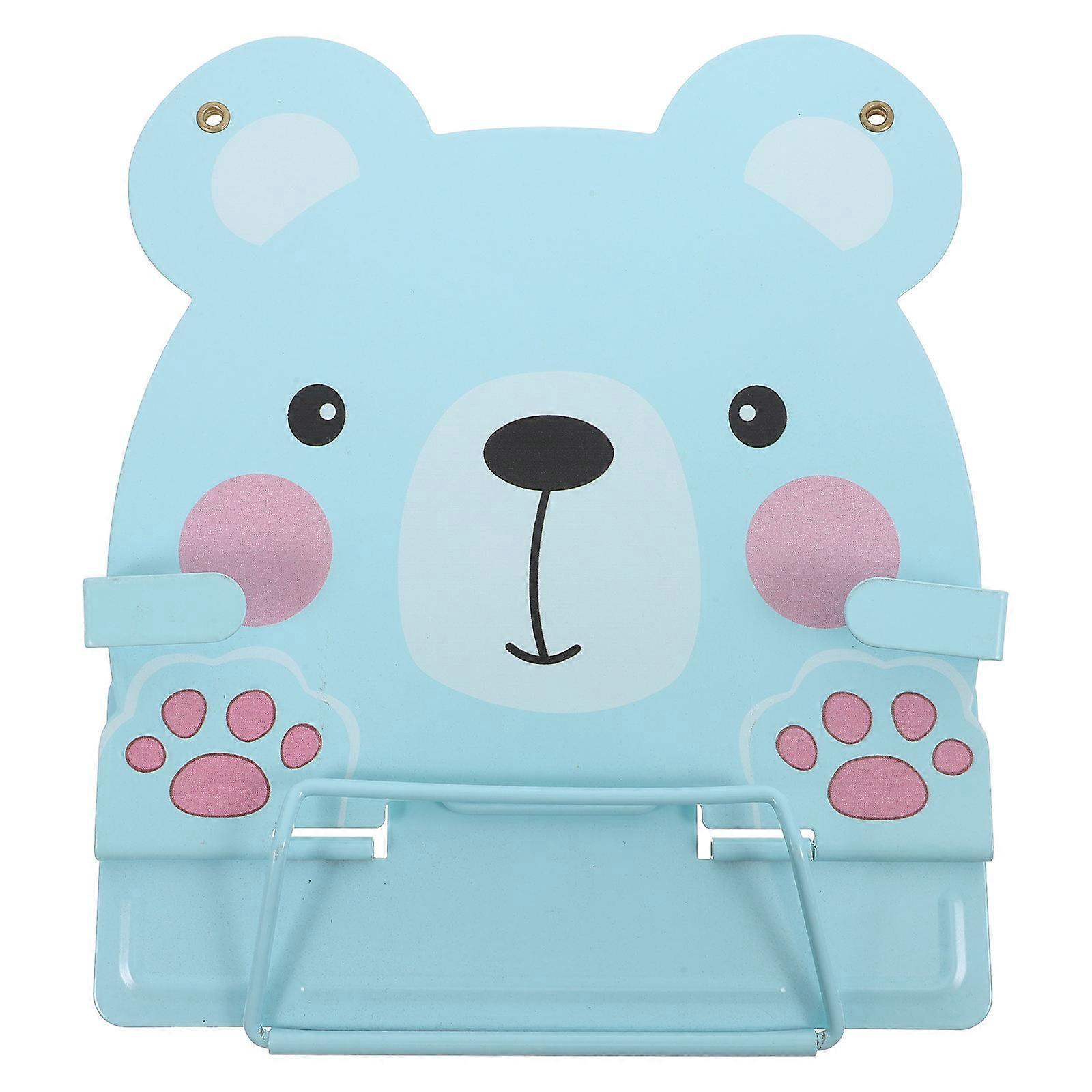 Kids Reading Book Stand Metal Book Rest Multi-Functional Design Adjustable for Recipe and Music Books 1Pack