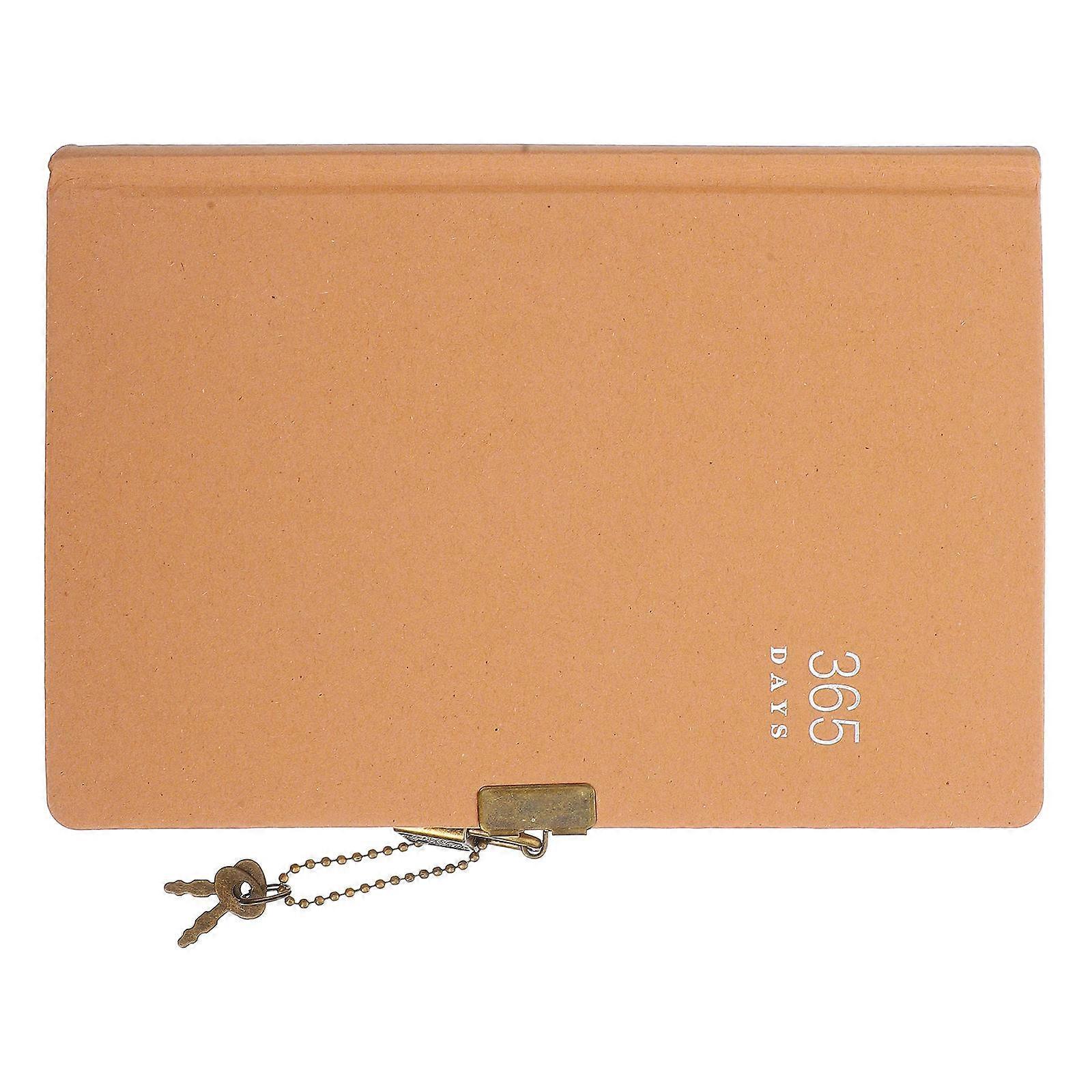 Portable Notepad Journal For Travelers Daily Scheduling Kraft Paper 1Pack