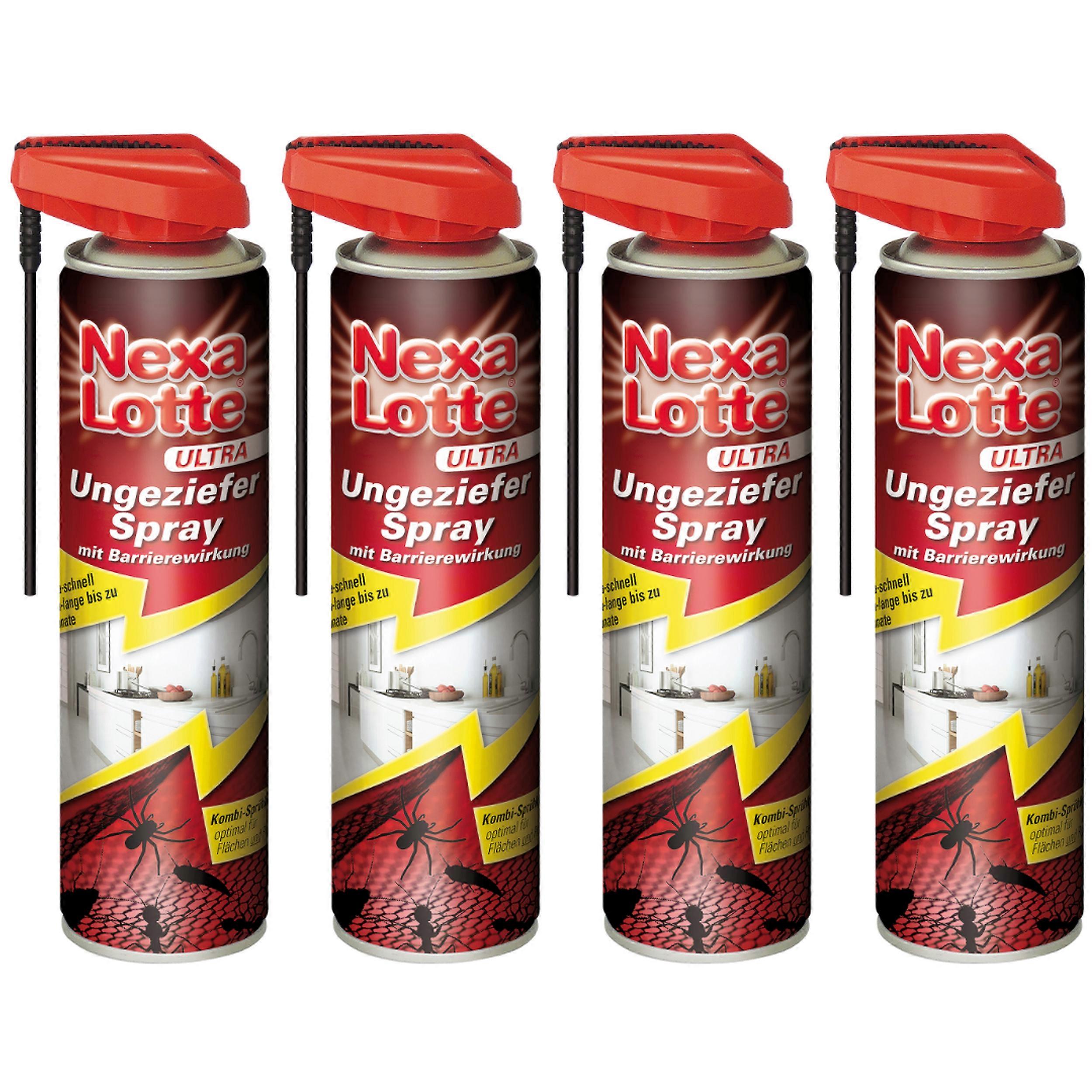 4 x NEXA LOTTE® Ultra Vermin Spray, 400 ml